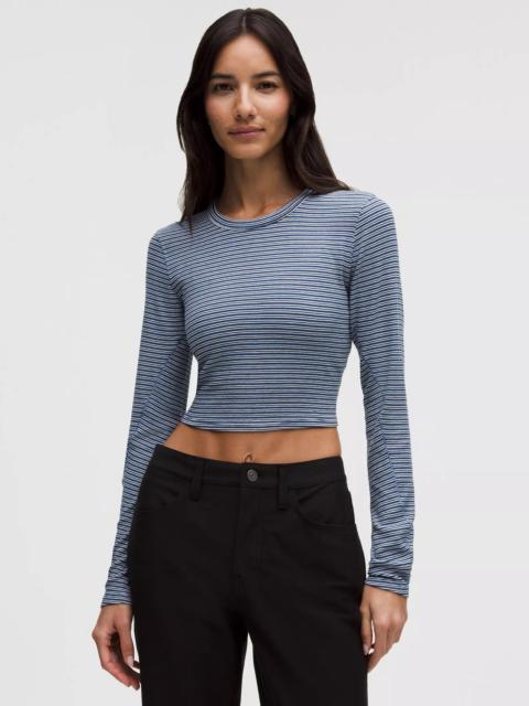 lululemon Hold Tight Straight-Hem Cropped Long-Sleeve Shirt