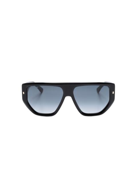 DSQUARED2 Hype pilot-frame gradient sunglasses