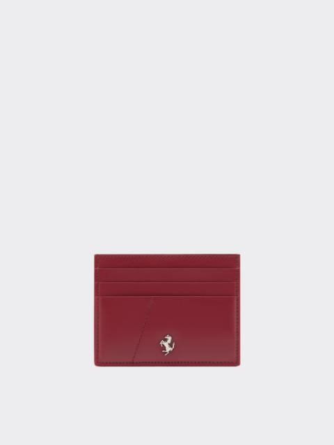 Ferrari Leather Wallet with Prancing Horse