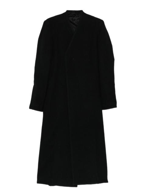 Rick Owens overlap-seam wool coat