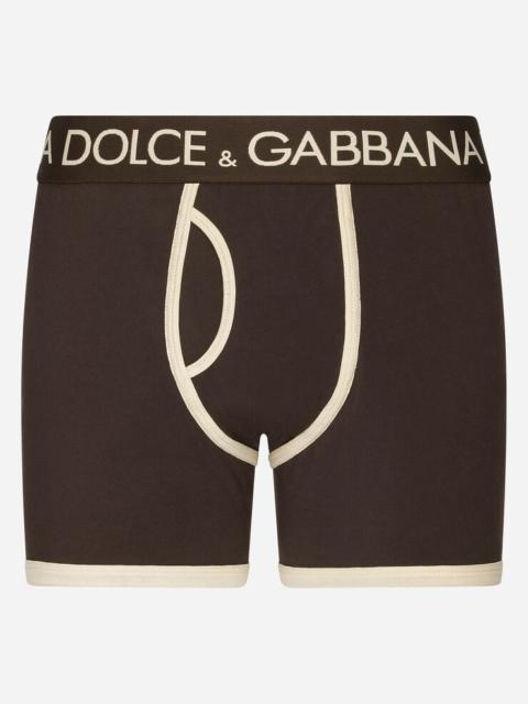 Dolce & Gabbana Long-leg two-way-stretch jersey boxers
