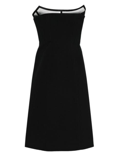 Blumarine strapless midi dress