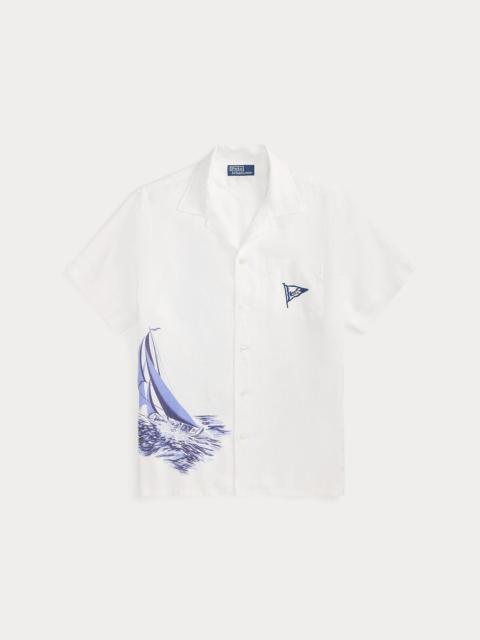 Polo Ralph Lauren Classic Fit Nautical Linen Camp Shirt