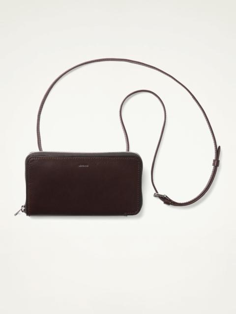 Lemaire CONTINENTAL WALLET WITH STRAP
GLOSSY VEGETABLE LEATHER