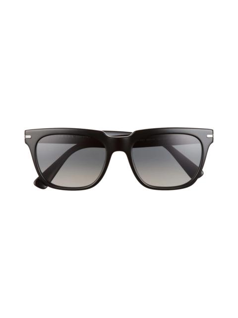 Pillow 56mm Rectangular Sunglasses in Black/Grey Gradient