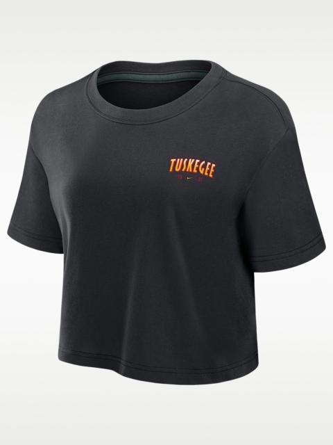 Nike Nike College (Tuskegee University) Women's Dri-FIT Cropped T-Shirt