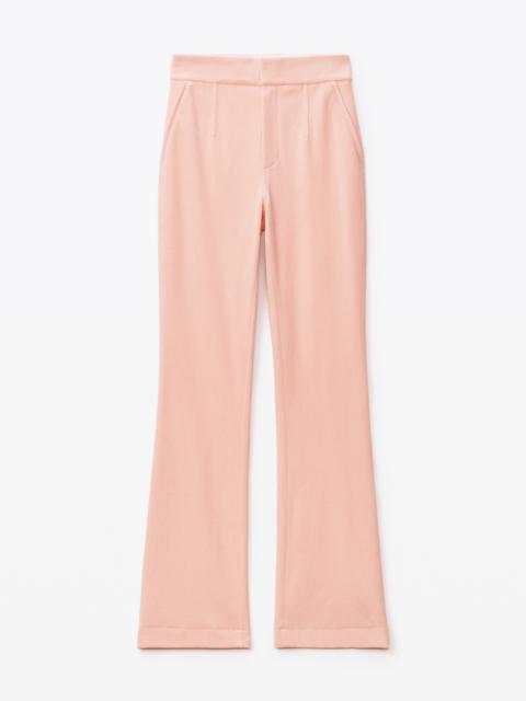 Alexander Wang STACKED PANT IN VELOUR TAILORING