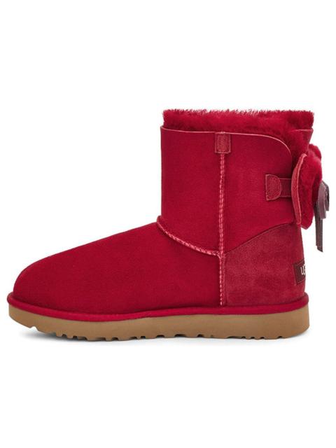 UGG (WMNS) UGG Classic Dudble Bow Mini Snow Boots Red 1103652-KSS