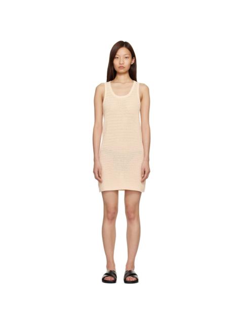 ANINE BING Off-White Arie Minidress