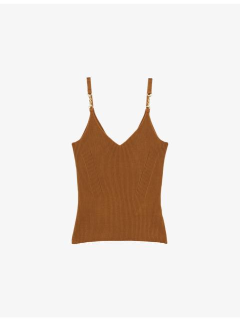 REISS Reiss x Atelier Cara Silk-Blend Vest
