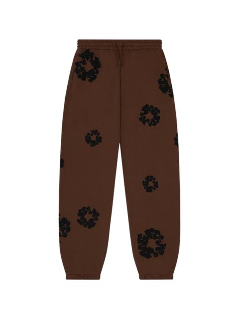 DENIM TEARS Cotton Wreath Sweatpants "Brown / Black" DT631