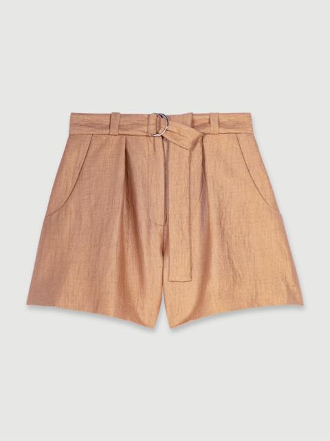 maje Linen shorts