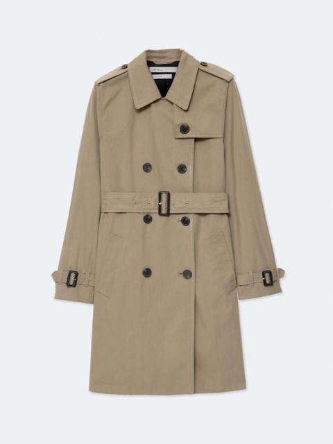 ALLSAINTS LEONARD DOUBLE-BREASTED COTTON TRENCH COAT