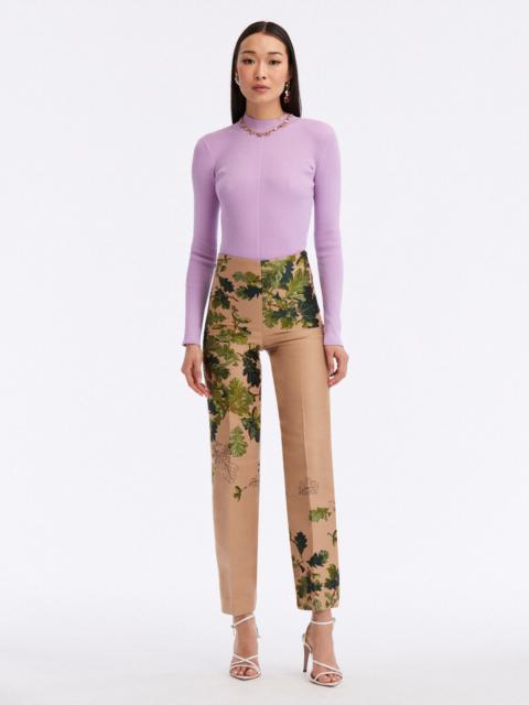 Oscar de la Renta ACORN JACQUARD PANTS