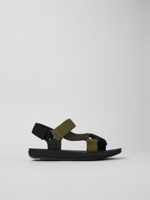 CAMPER Match Multicolored Textile Sandal for Men