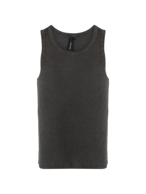 fine-ribbed tank top