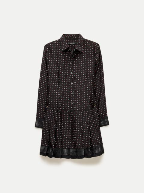 J.CREW Ophelia long-sleeve dress in daisy-print viscose twill
