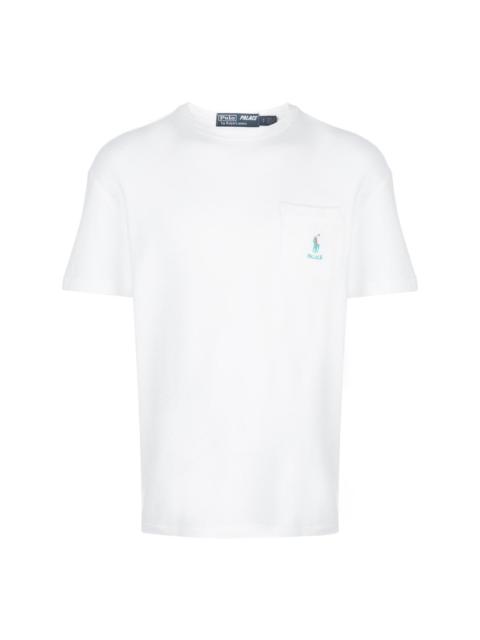 PALACE x Polo Ralph Lauren logo embroidered T-shirt