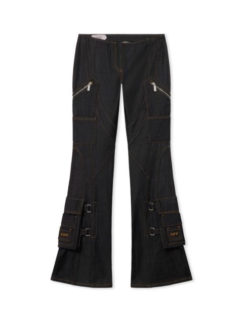 Off-White Den Pkt Belt Flare Pants
