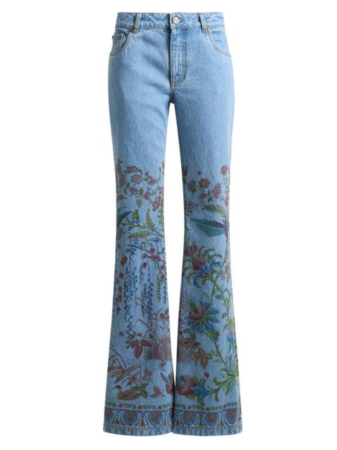 Etro Printed Flare Jeans