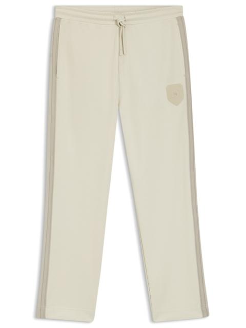 BOSS CREST-LOGO TRACKSUIT BOTTOMS IN A REGULAR FIT
