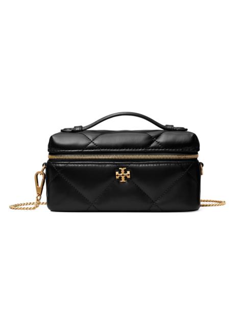 TORY BURCH Women's Kira Quilted Leather Vanity Case - Black