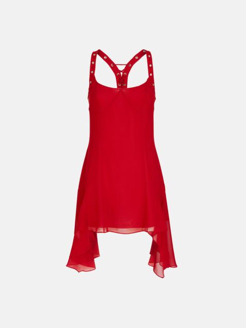 THE ATTICO RED MINI DRESS