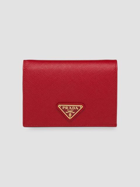 Prada Women's Small Saffiano Leather Wallet - Medium Beige