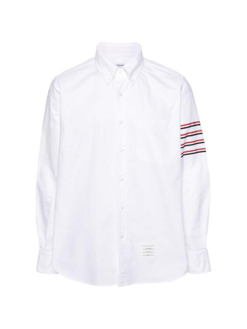 Thom Browne 4-Bar long-sleeve cotton shirt