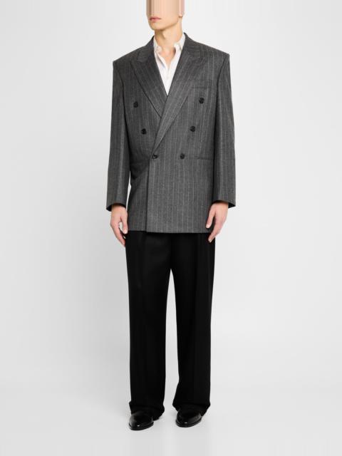 SAINT LAURENT Men's 6-Button Pinstripe Sport Coat