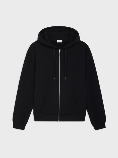 CELINE CELINE HOODIE IN COTTON FLEECE