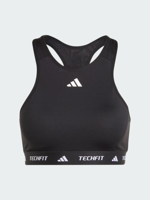 adidas Techfit Medium-Support High-Neck Bra