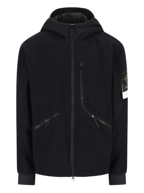 Stone Island hooded zip-up jacket