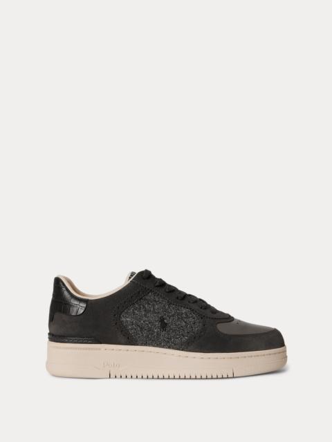 Polo Ralph Lauren Masters Court Suede & Tweed Sneaker