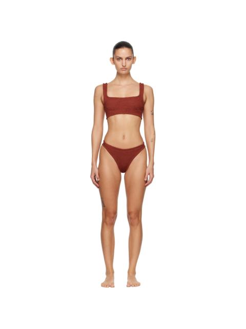 Hunza G Burgundy Xandra Bikini