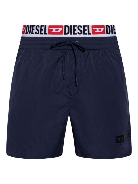 Diesel logo-print swim shorts