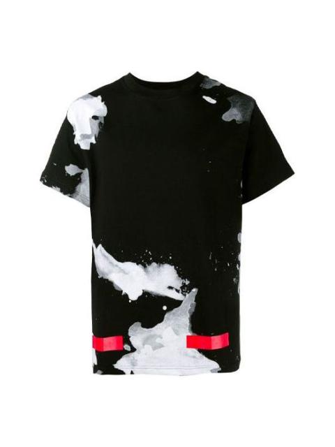 Off-White Off-White Splash Ink Short Sleeve Black OMAA002F161980239920