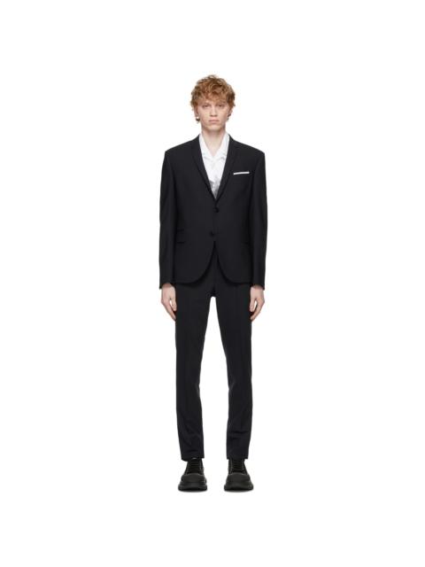 Neil Barrett Navy Slim Travel Suit
