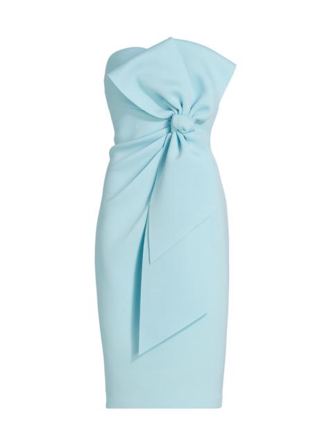 BADGLEY MISCHKA Women's Strapless Bow-Embellished Dress - Azure