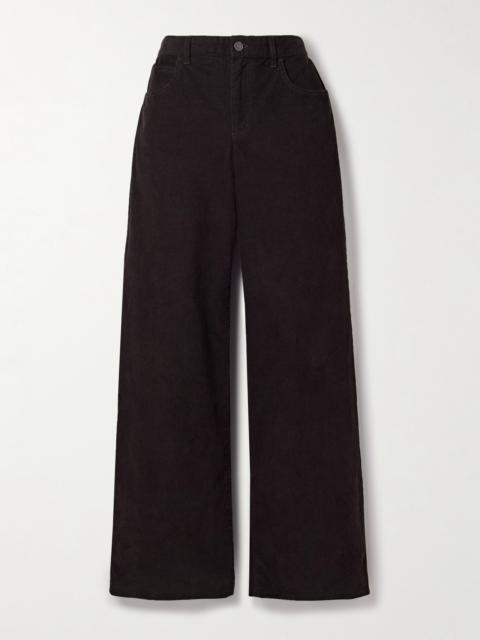 The Row Eglitta Cotton-blend Corduroy Straight-leg Pants
