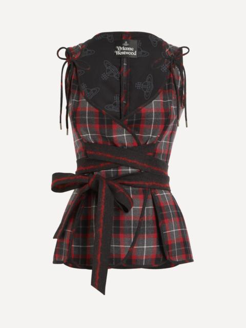 Vivienne Westwood Roxy Nightwatch Tartan Top