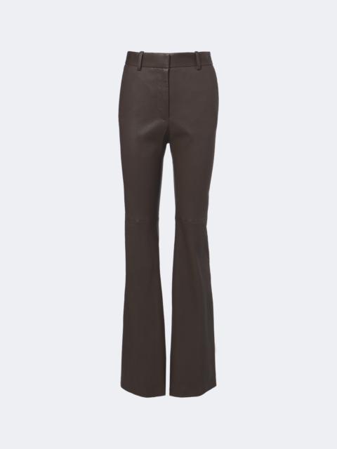JOSEPH Tarifa leather flared pants