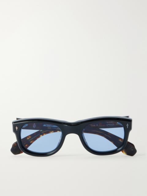 JACQUES MARIE MAGE Amilcar Square-Frame Acetate Sunglasses