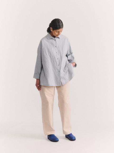 CASEY/CASEY WAGA LS SHIRT - WIND STRIPE - BLUE STRIPE