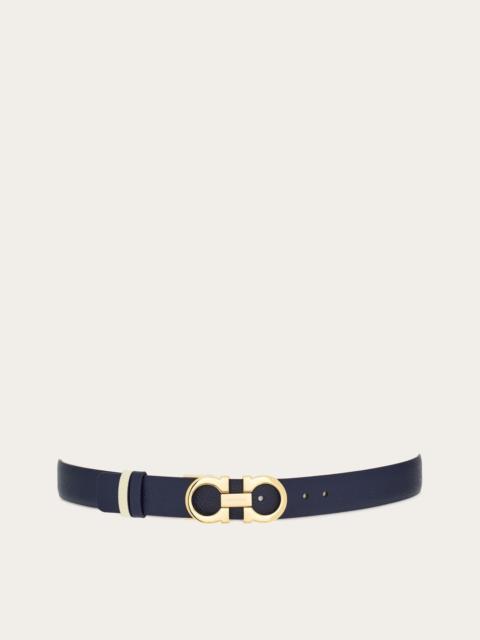 Reversible and adjustable Gancini belt