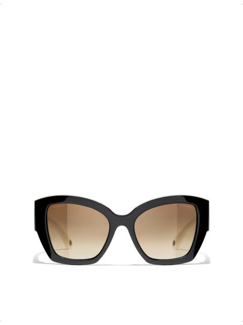 CHANEL Square-frame sunglasses