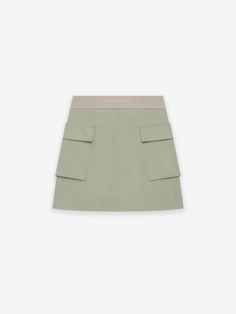 ESSENTIALS Womens Cargo Skirt