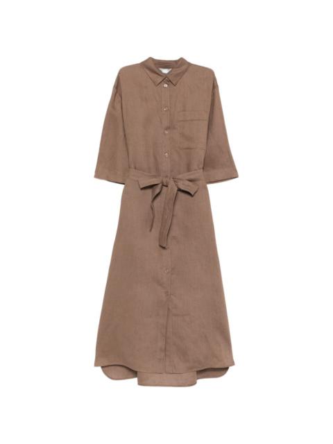 Max Mara belted midi dress