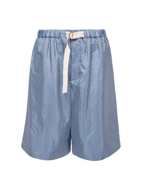 Elasticated Shorts With Tape Belt