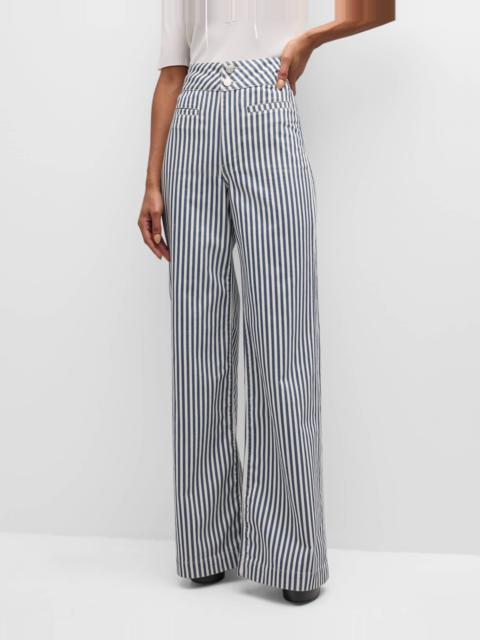 FRAME Stripe Tailored Trousers